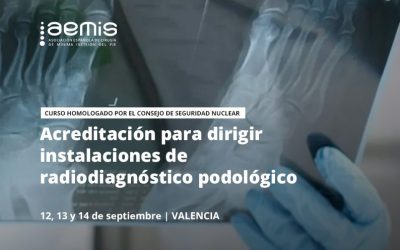 Acreditación para dirigir instalaciones de radiodiagnóstico podológico