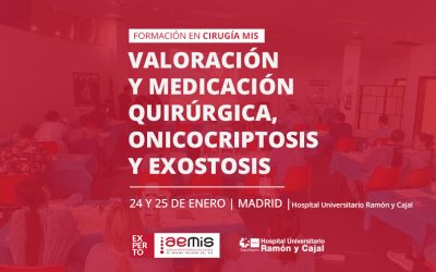 Valoración y medicación quirúrgica. onicocriptosis y exostosis